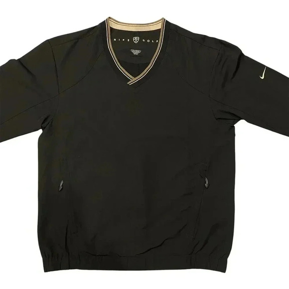 Nike Other - Vintage 90s Black Nike Golf Pullover Windbreaker Jacket XS